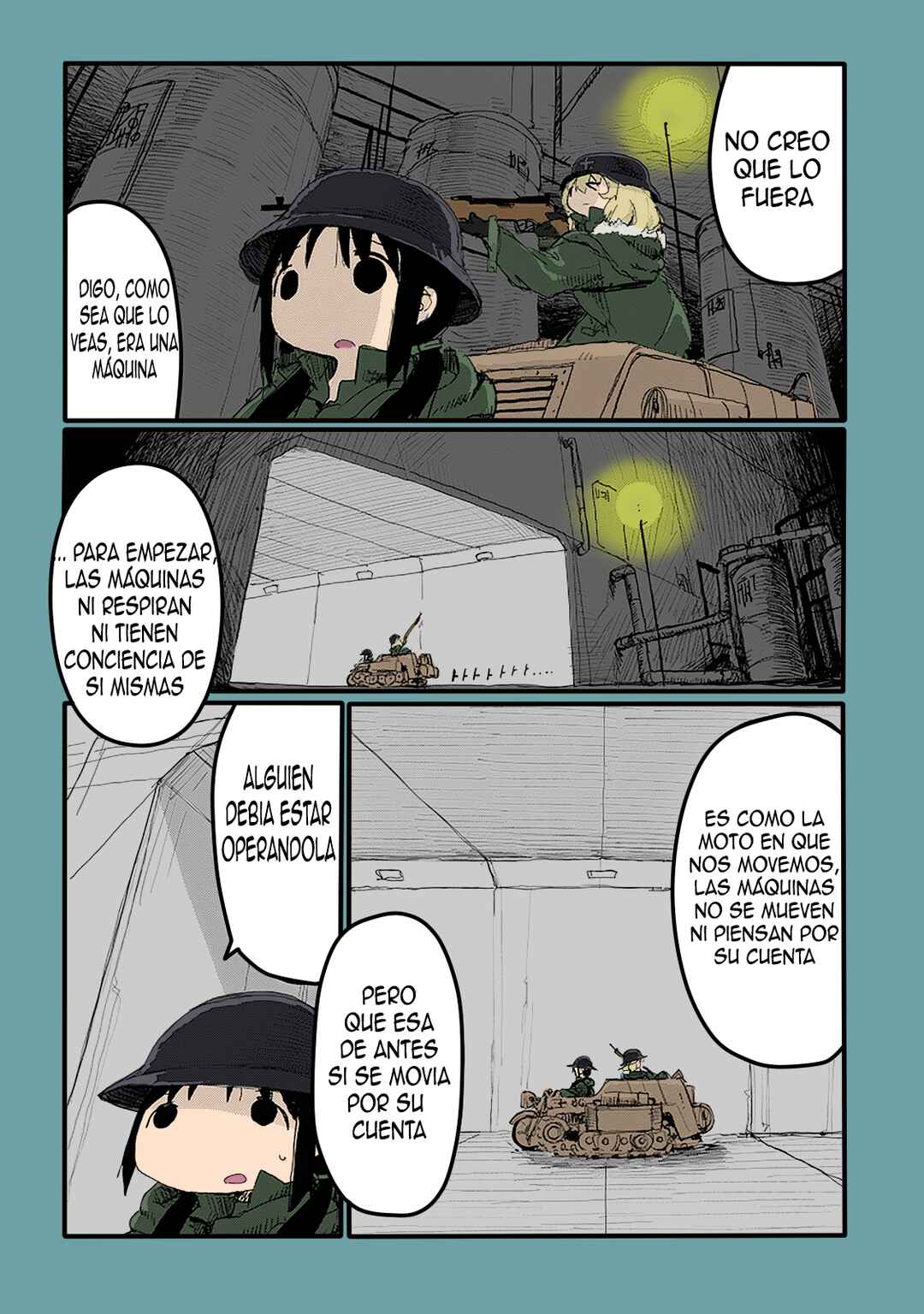 Shoujo Shuumatsu Ryokou (Fan Colored) Chapter 19 - Page 11