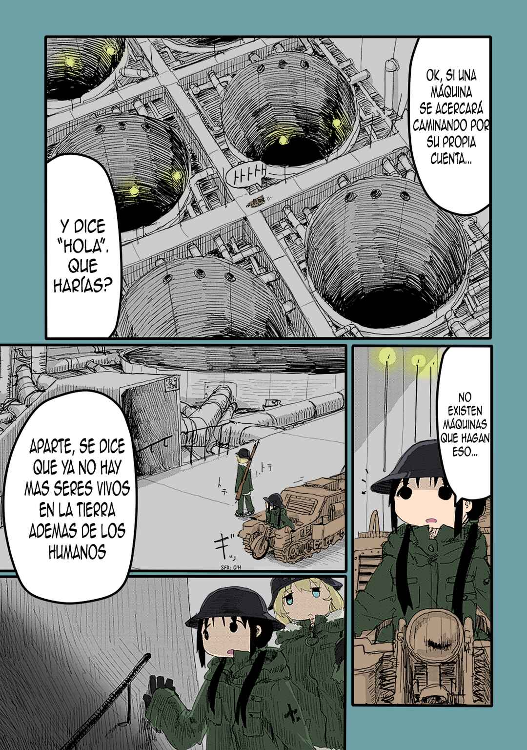 Shoujo Shuumatsu Ryokou (Fan Colored) Chapter 19 - Page 12