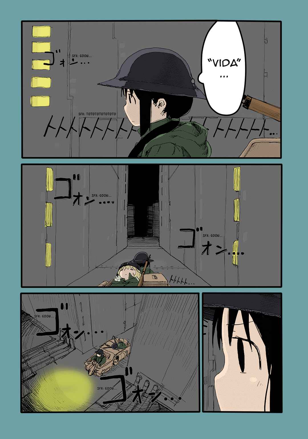 Shoujo Shuumatsu Ryokou (Fan Colored) Chapter 19 - Page 6