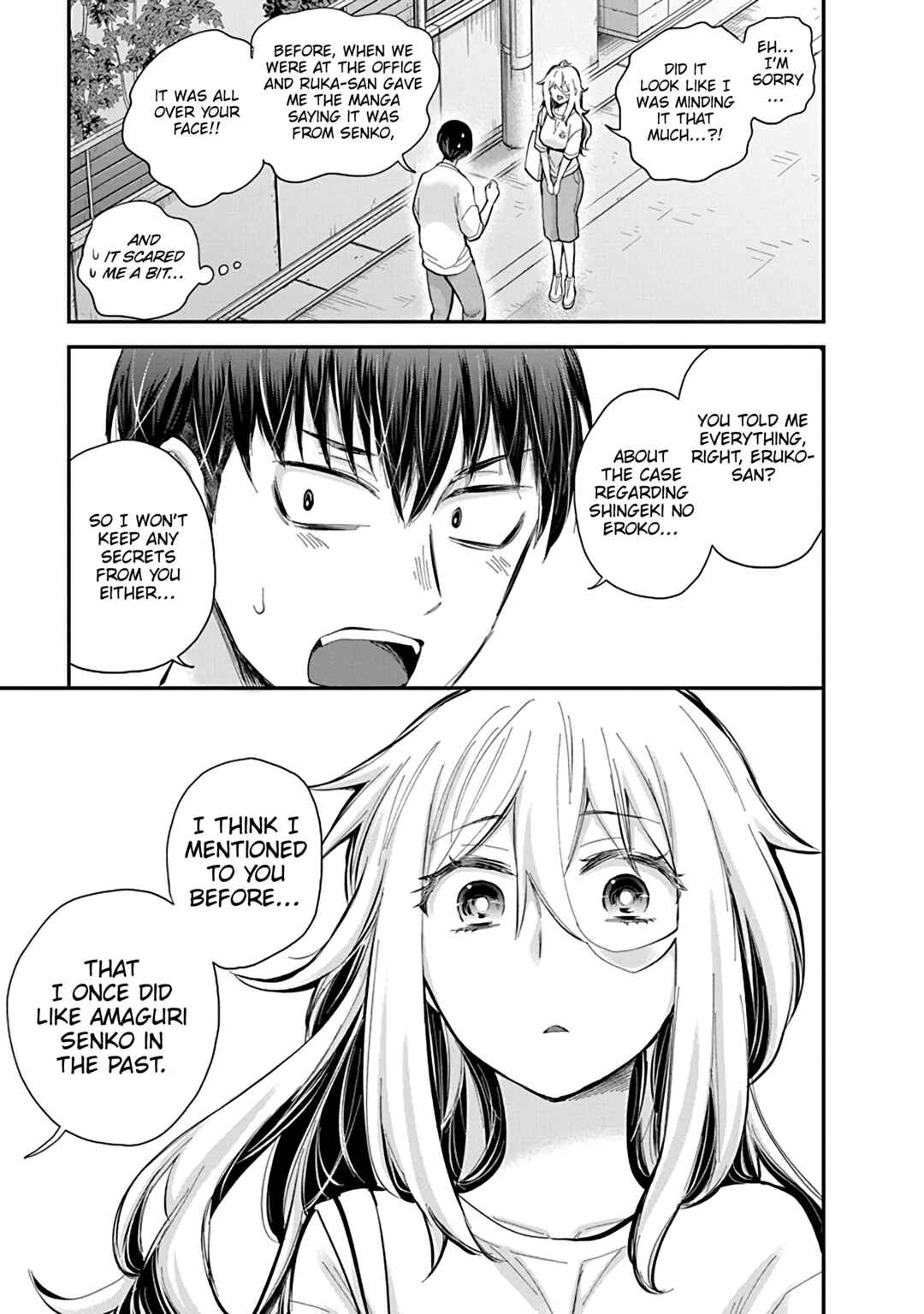 Shingeki no Eroko-san: Hen na Oneesan wa Danshi Kousei to Nakayoku Naritai Chapter 55 - Page 14
