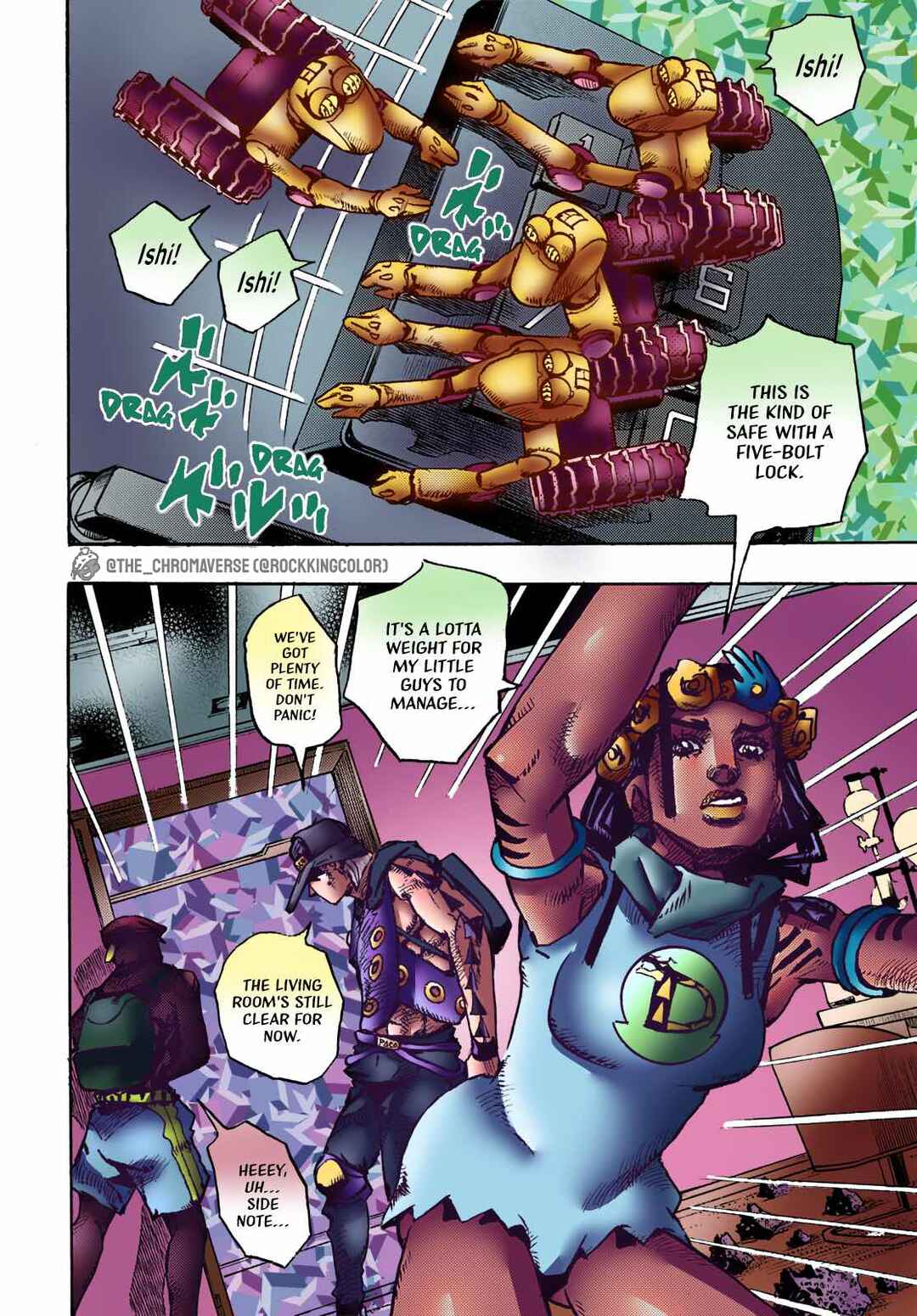 JoJo's Bizarre Adventure Part 9 - The JOJOLands (Fan-Colored) Chapter 3 - Page 25
