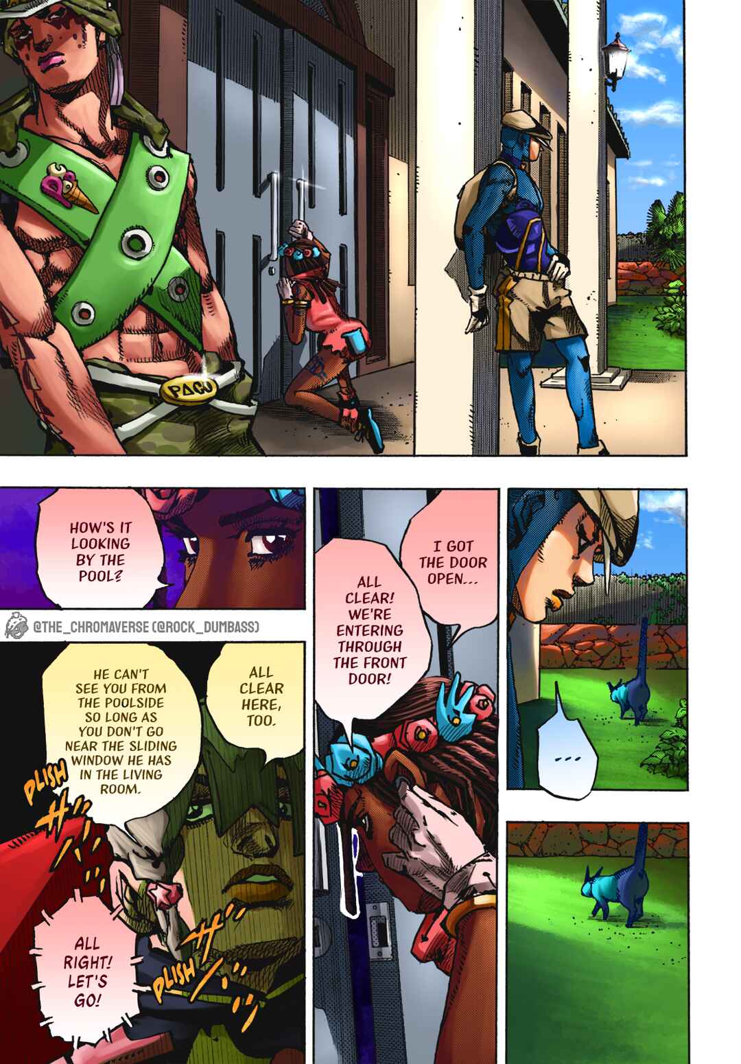 JoJo's Bizarre Adventure Part 9 - The JOJOLands (Fan-Colored) Chapter 3 - Page 7