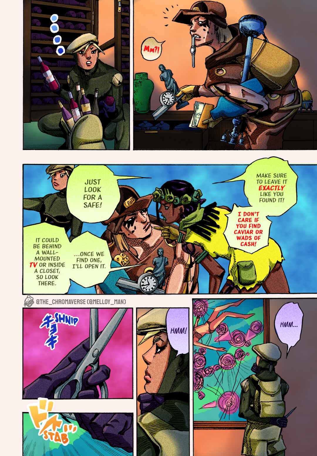JoJo's Bizarre Adventure Part 9 - The JOJOLands (Fan-Colored) Chapter 3 - Page 9