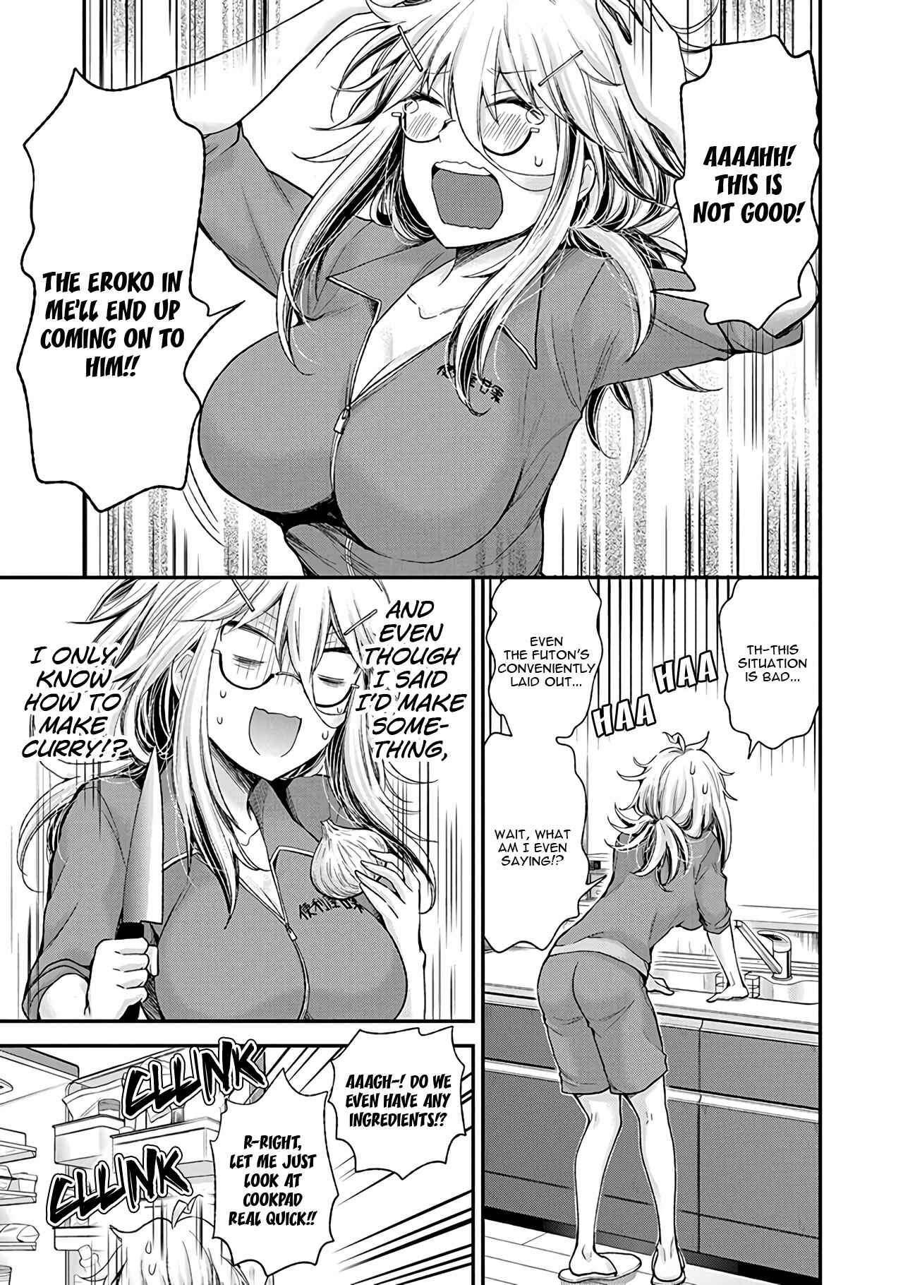 Shingeki no Eroko-san: Hen na Oneesan wa Danshi Kousei to Nakayoku Naritai Chapter 4 - Page 14