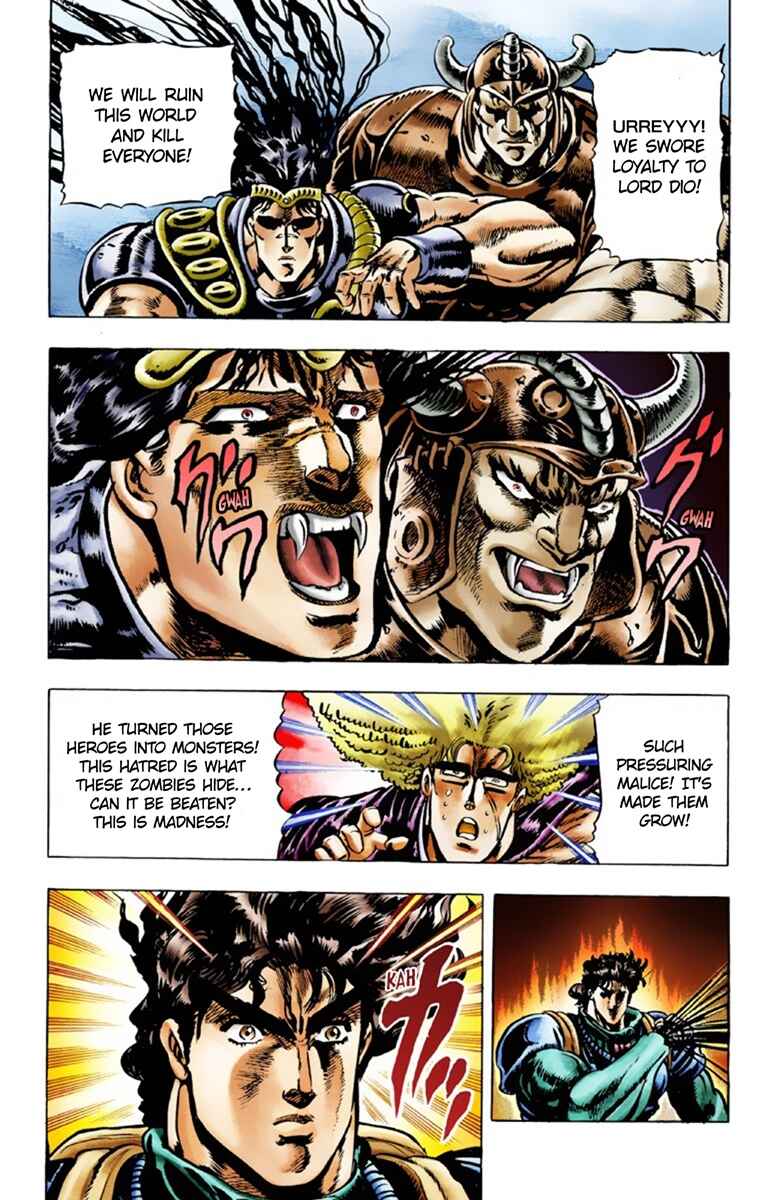 JoJo no Kimyou na Bouken: Part 1 - Phantom Blood Color-ban Chapter 27 - Page 18
