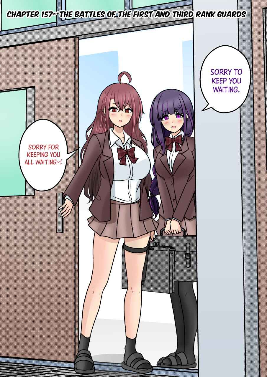 Danjo-hi 1:39 no Heikou Sekai wa Omoi no Hoka Futsuu (Fan Colored) Chapter 157 - Page 1