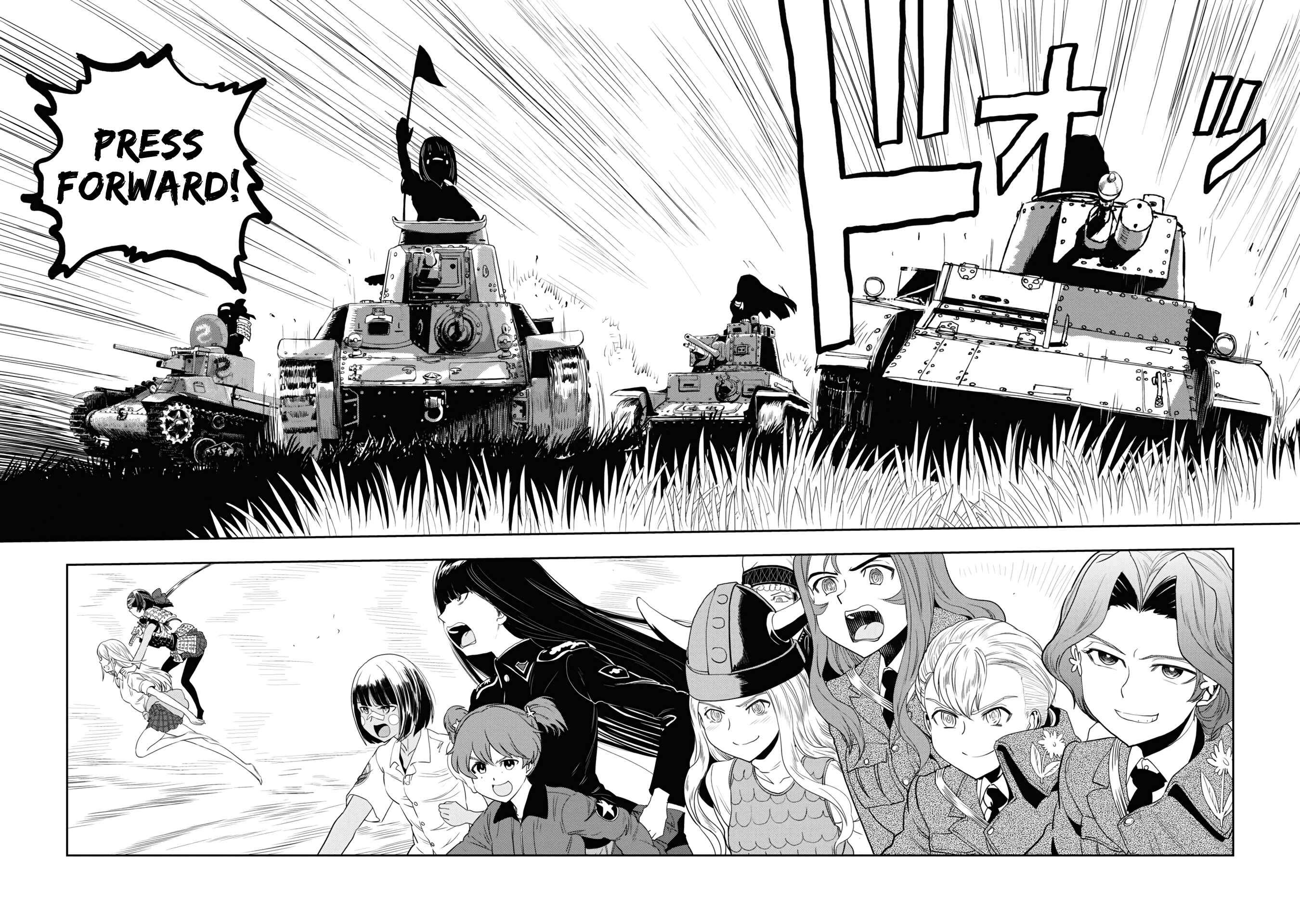 Girls und Panzer: Ribbon no Musha Chapter 58 - Page 19