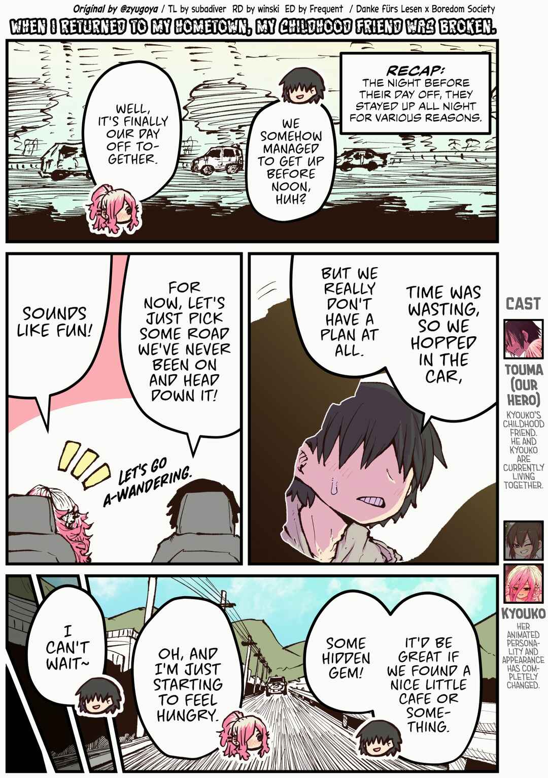 Jimoto ni Kaettekitara Osananajimi ga Kowareteta Chapter 35 - Page 1