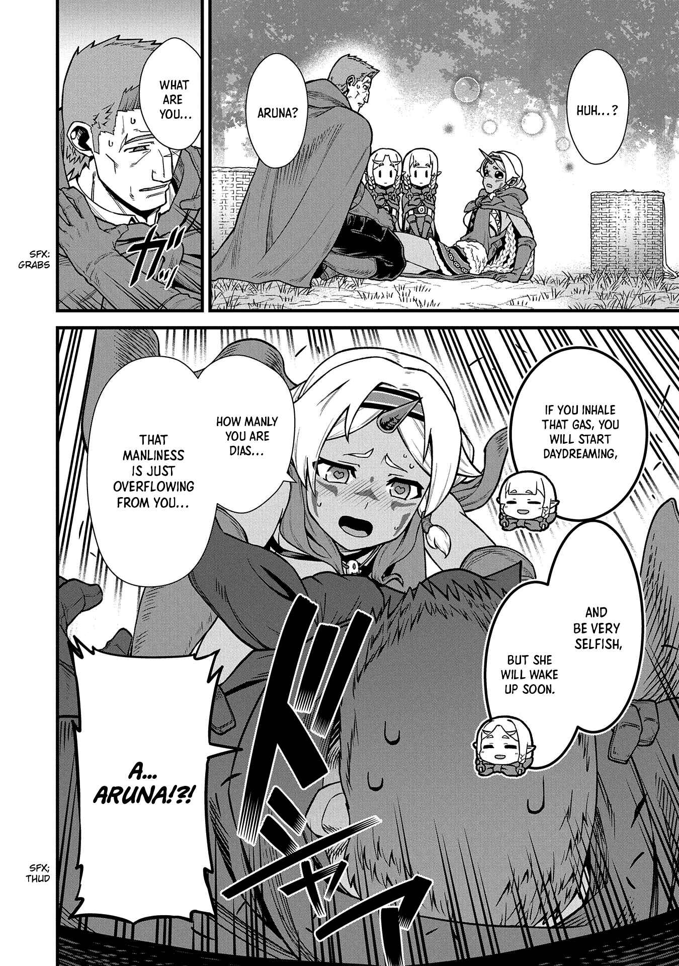 Ryoumin 0-nin Start no Henkyou Ryoushusama ~Ao no Dias to Soukaku no Otome~ Chapter 34 - Page 32