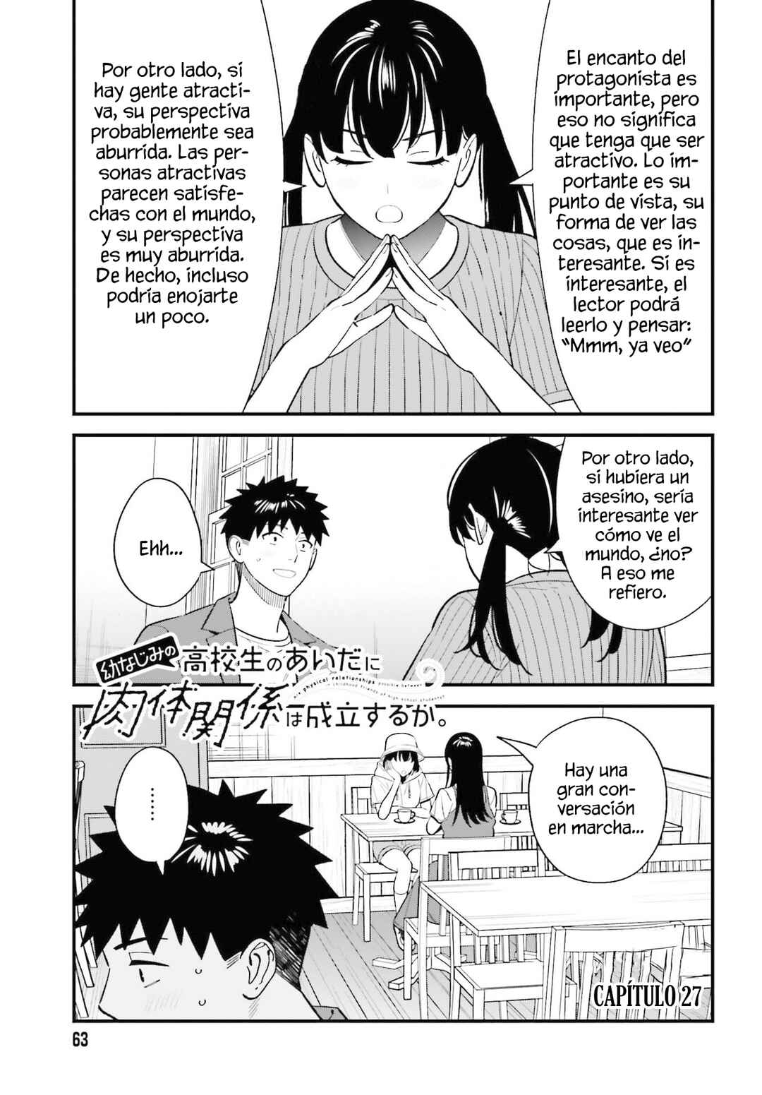 Osananajimi no Koukousei no Aida ni Nikutai Kankei wa Seiritsu suru ka. Chapter 27 - Page 3