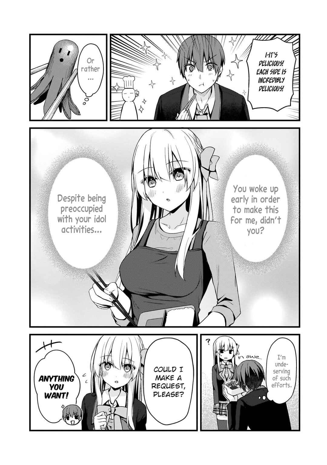 Netoge no Yome ga Ninki Idol datta: Cool kei no Kanojo wa Genjitsu demo Yome no Tsumori de Iru Chapter 11 - Page 3