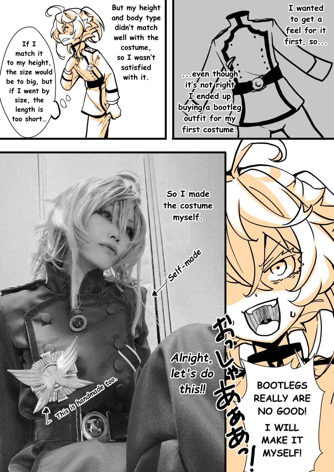 Youjo Senki - The story of hal, a 39-year-old woman who overcame her insecurity for the sake of cosplaying Tanya Chapter ? - Page 3