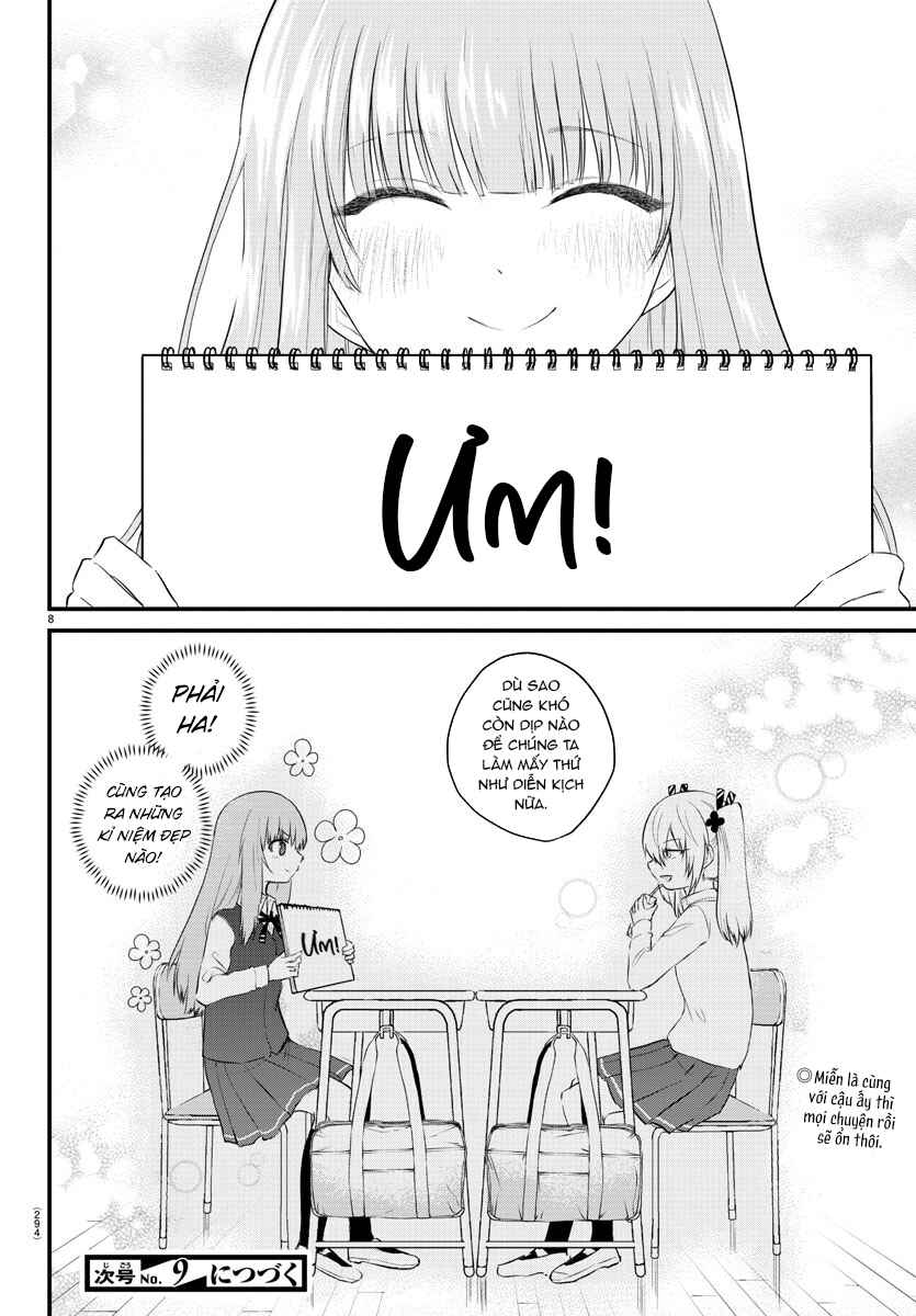 Koe ga dasenai Shoujo wa "Kanojo ga Yasashisugiru" to Omotte iru Chapter 48 - Page 7