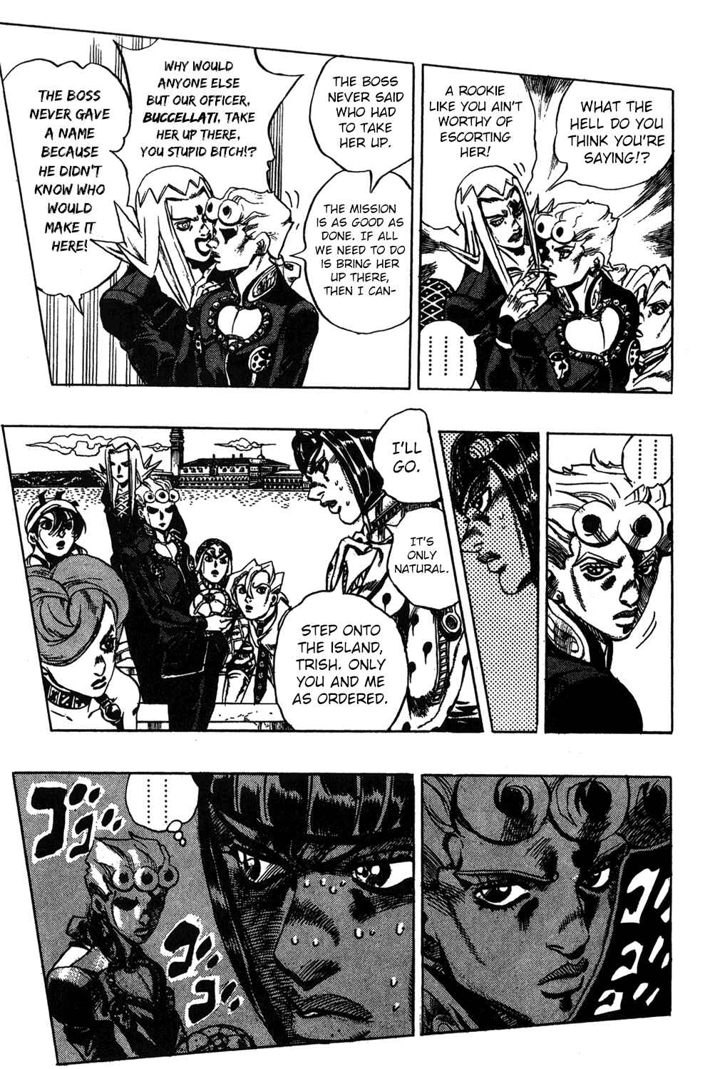 JoJo no Kimyou na Bouken: Part 5 - Ougon no Kaze Chapter 77 - Page 9
