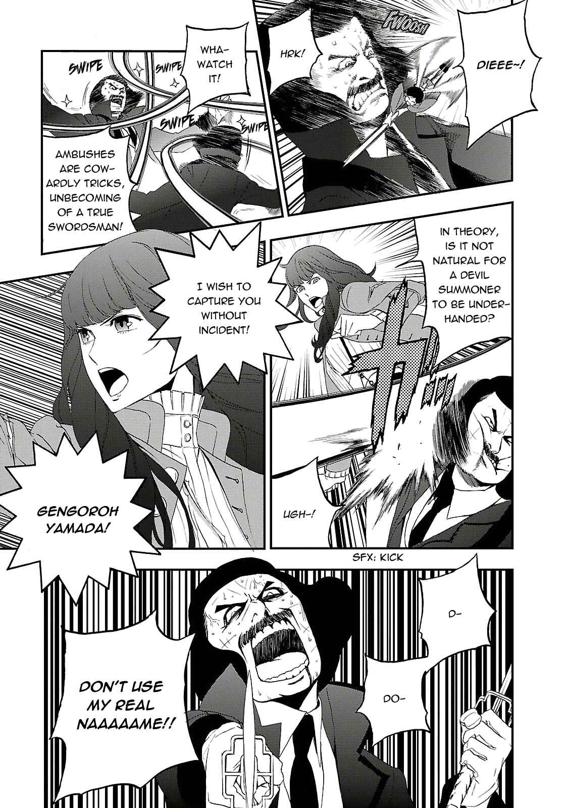 Shin Megami Tensei: Devil Summoner: Raidou Kuzunoha vs The Lone Marebito Chapter 4 - Page 11