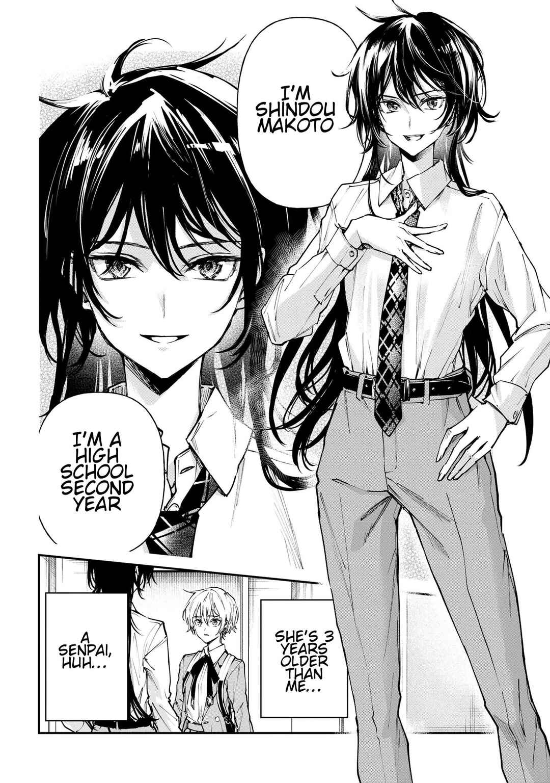 Makoto-senpai no Mae de wa Kakko Tsukerarenai! Chapter 3 - Page 8