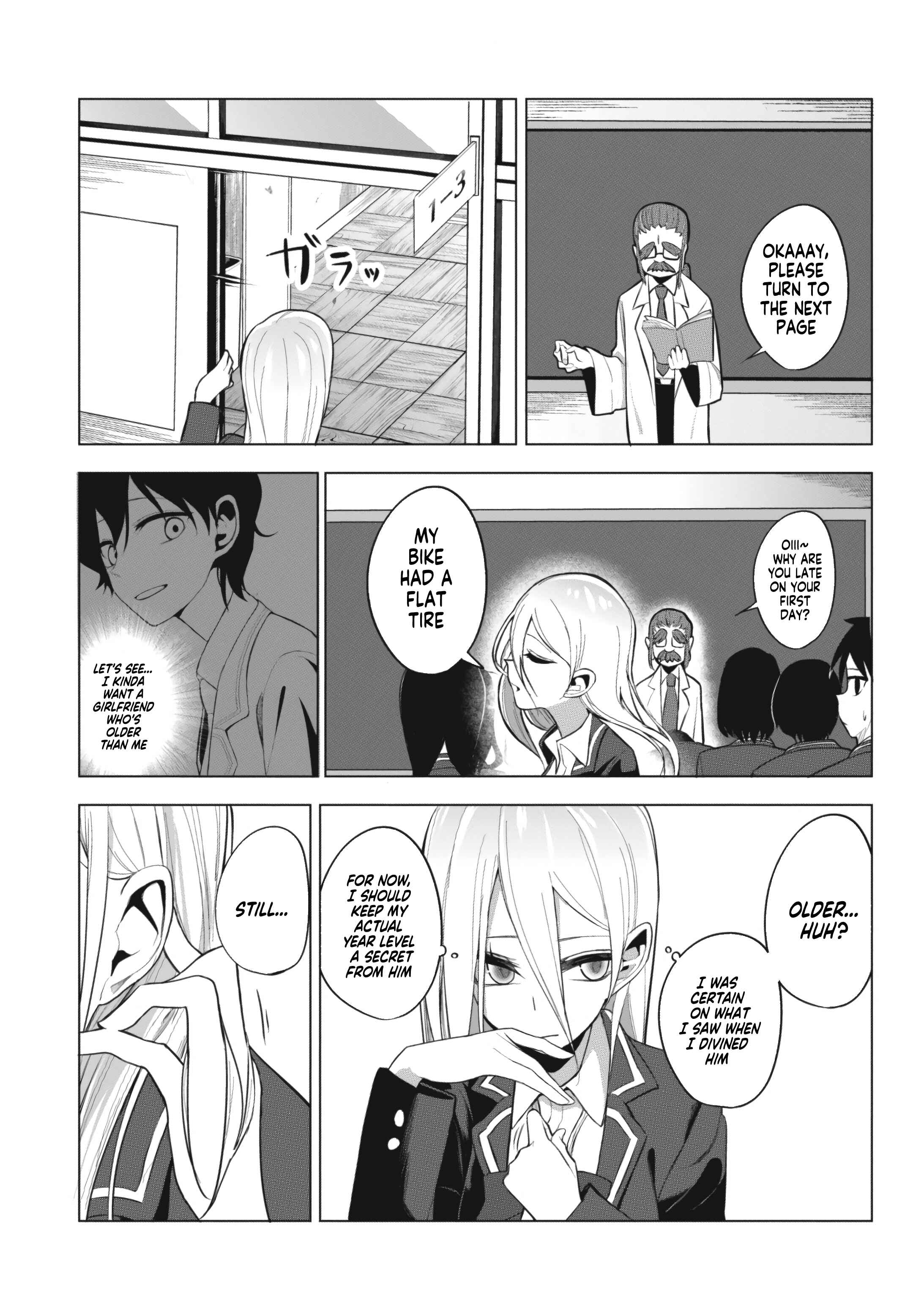 Mizuki-senpai no Koi Uranai Chapter 1 - Page 10