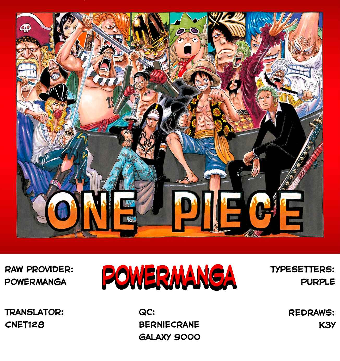 One Piece (Official Colored) Chapter 734 - Page 1