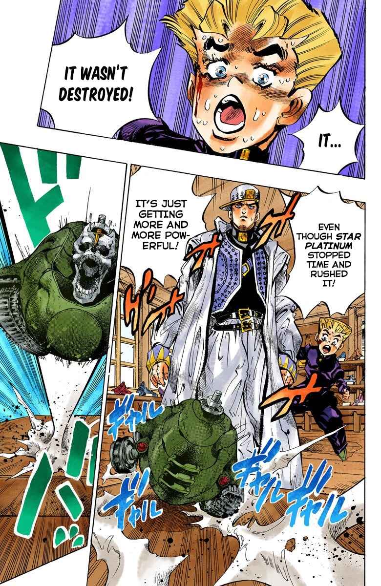 JoJo no Kimyou na Bouken: Part 4 - Diamond wa Kudakenai Color-ban Chapter 91 - Page 4