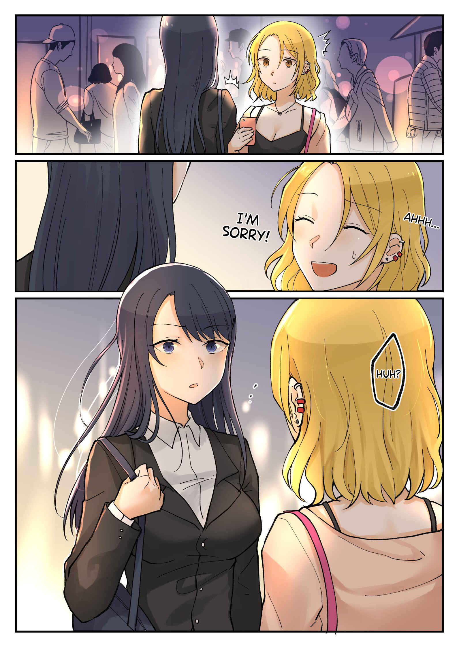 1 RT de nakawarui nonke joshi tachi ga 1 byou kiss suru Chapter 9 - Page 1