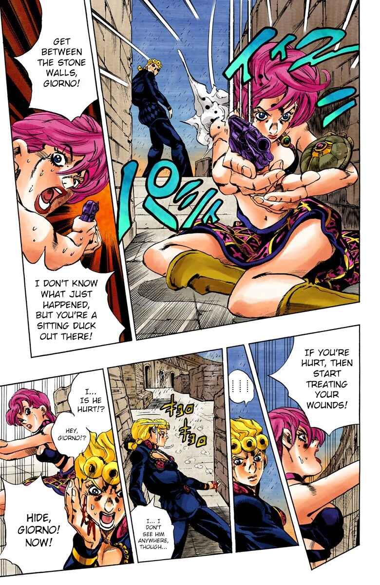 JoJo no Kimyou na Bouken: Part 5 - Ougon no Kaze Color-ban Chapter 133 - Page 12