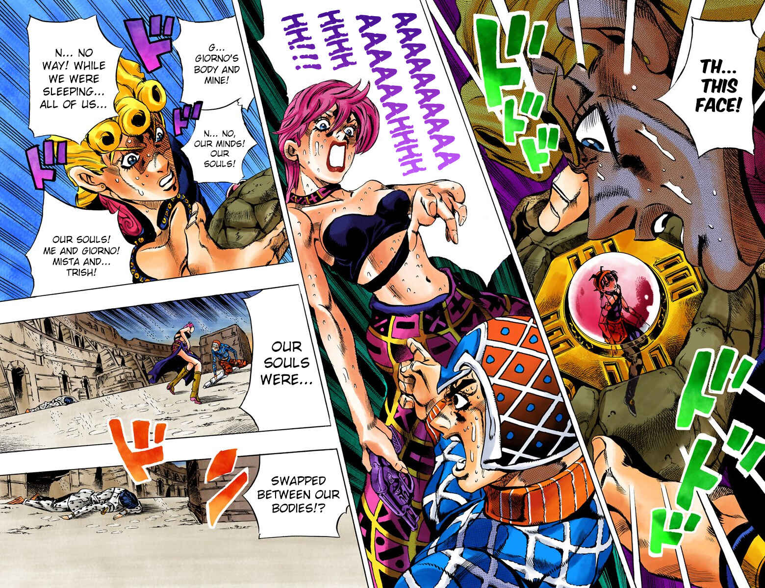 JoJo no Kimyou na Bouken: Part 5 - Ougon no Kaze Color-ban Chapter 133 - Page 19