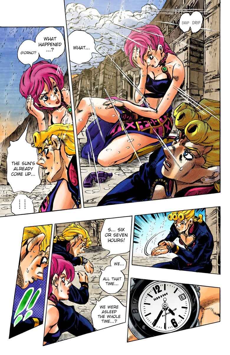 JoJo no Kimyou na Bouken: Part 5 - Ougon no Kaze Color-ban Chapter 133 - Page 8