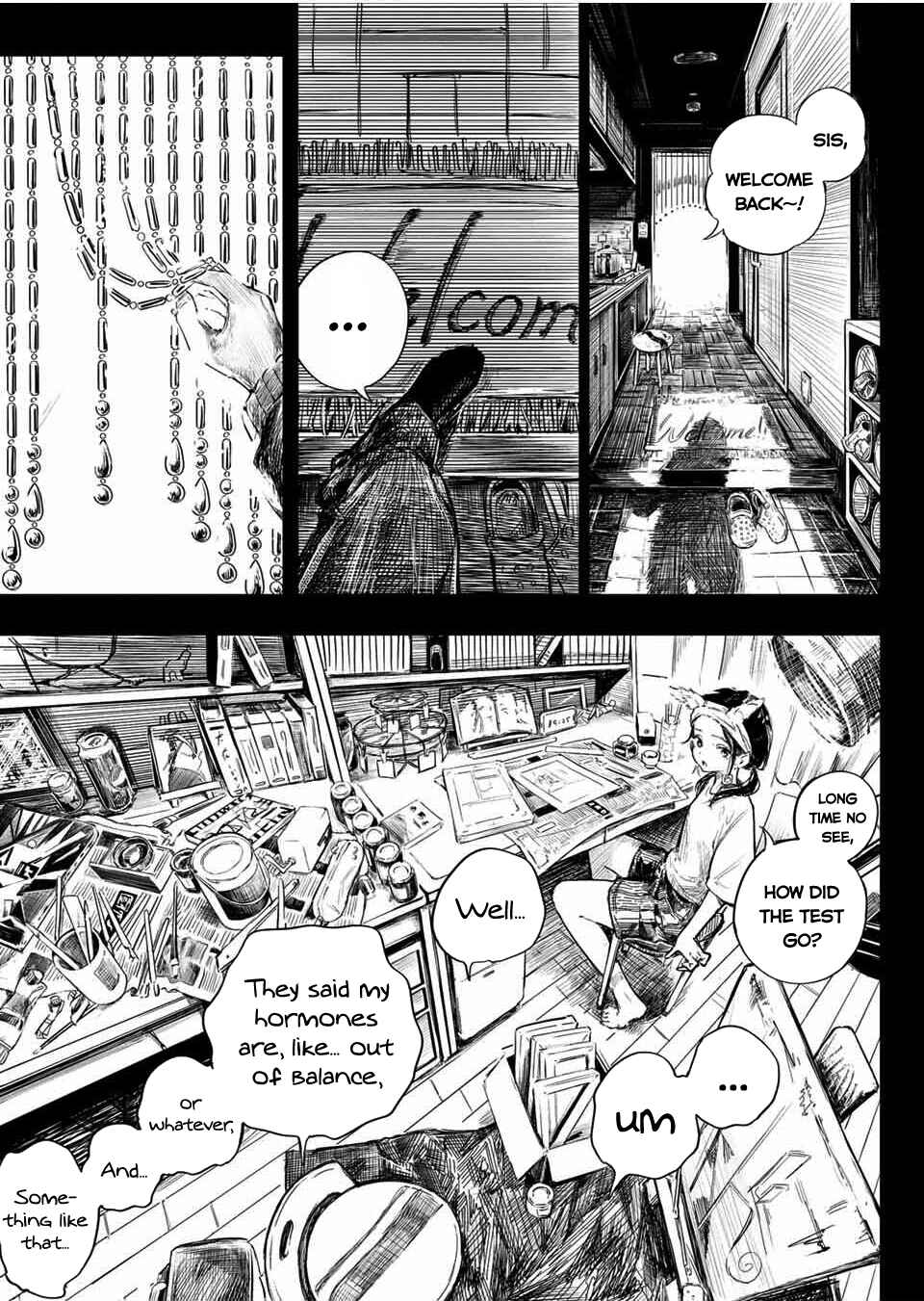 Monokuro no Sekai kara, Ai wo Komete. Chapter ? - Page 4