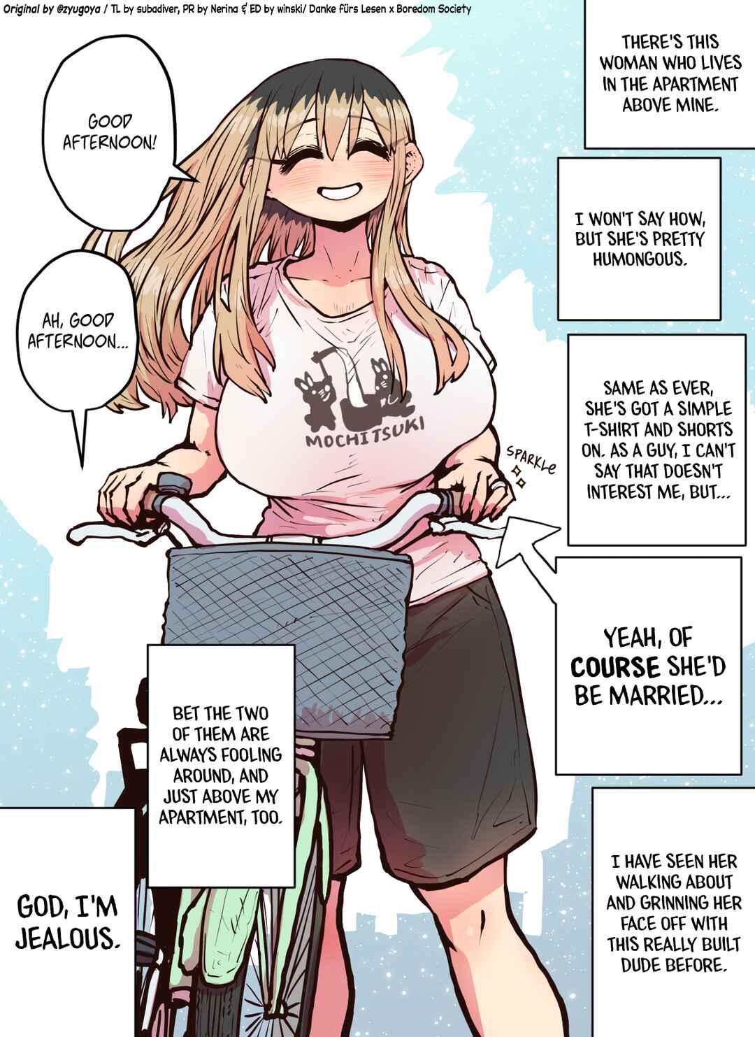 Batsuichi de Nakimushi na Otonarisan Chapter 29.10 - Page 1