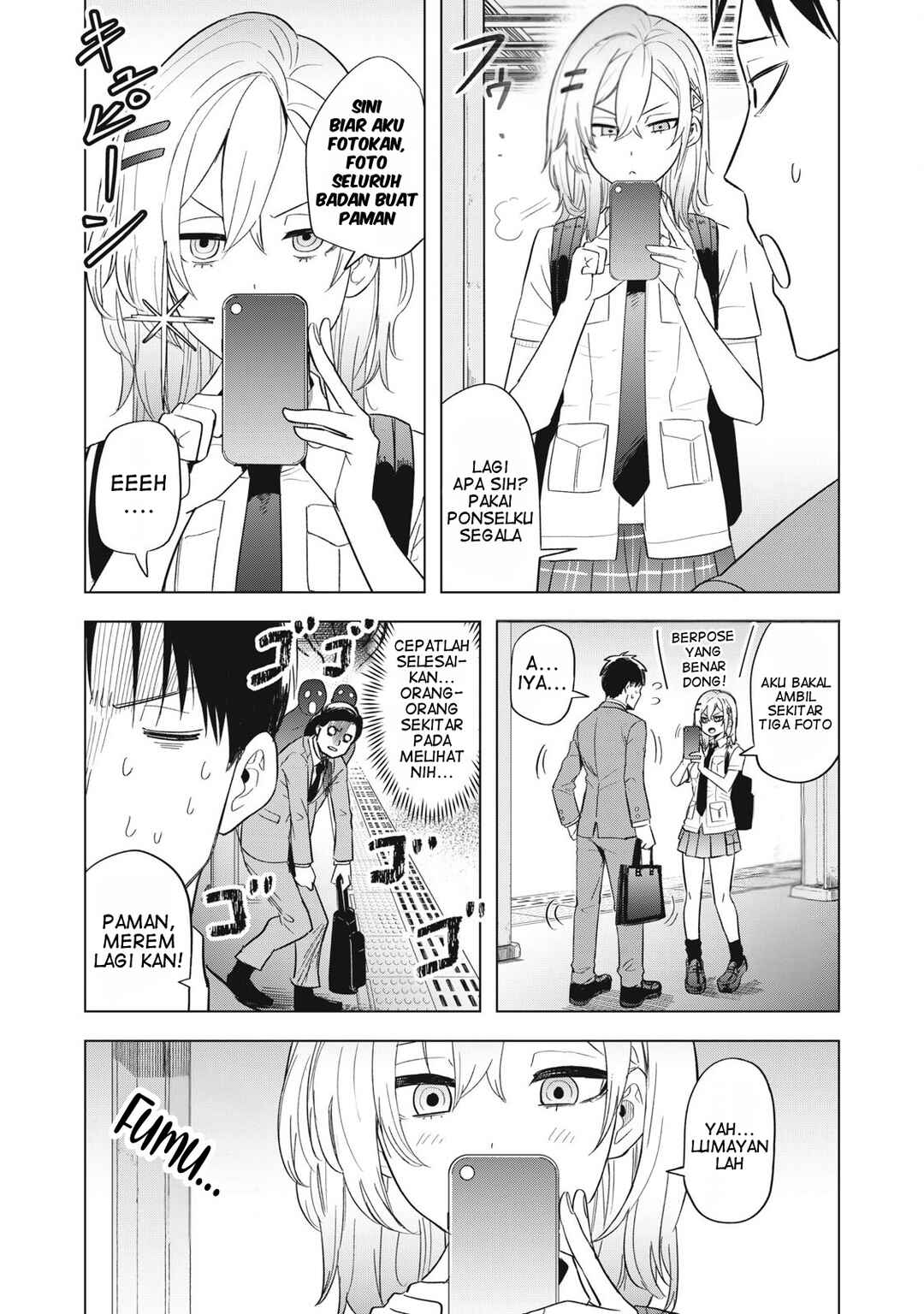 Asa no Tsuukin Densha de, Yatara to Hanashikakete Kuru Joshikousei. Chapter 7 - Page 8