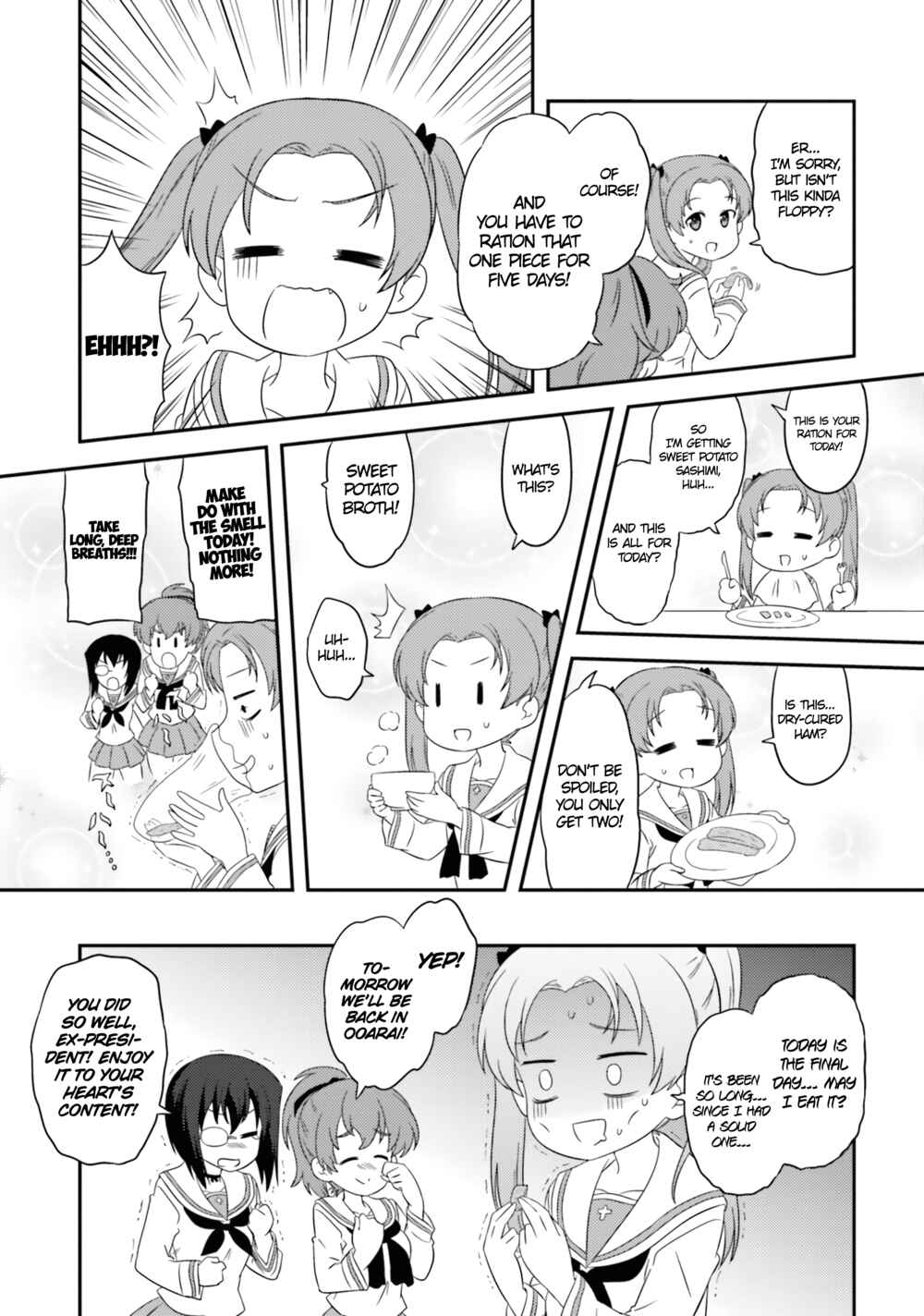GIRLS und PANZER - Motto Love Love Sakusen desu! Chapter 70 - Page 9