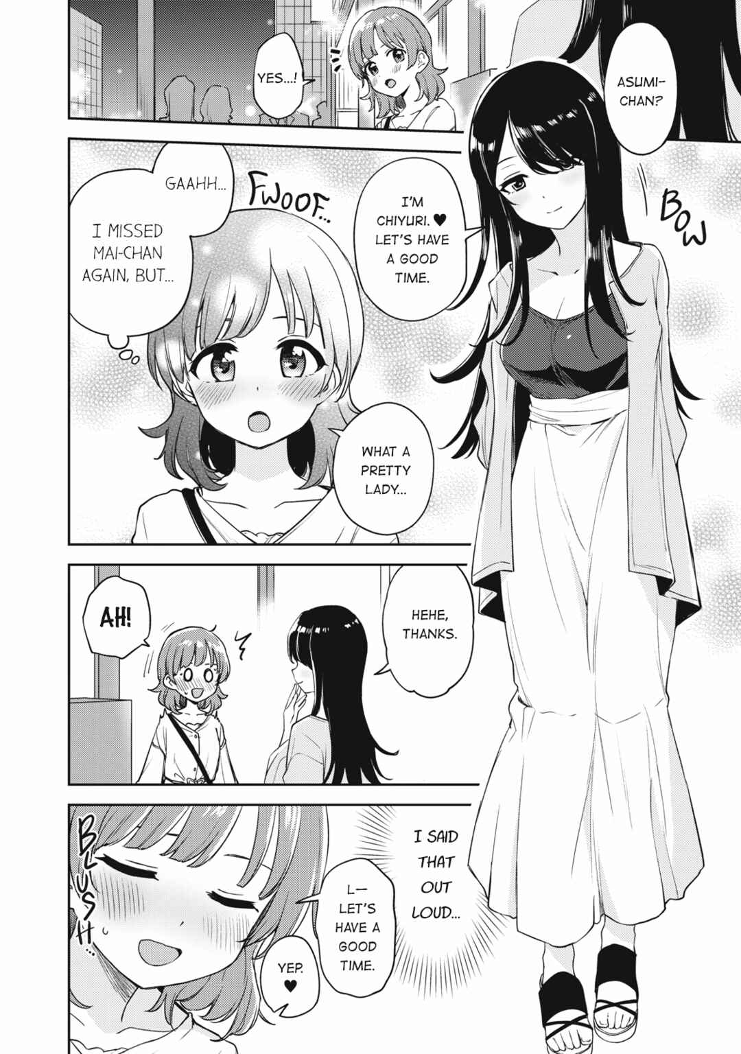 Asumi-chan wa Les Fuuzoku ni Kyoumi ga Arimasu! Chapter 10.1 - Page 2