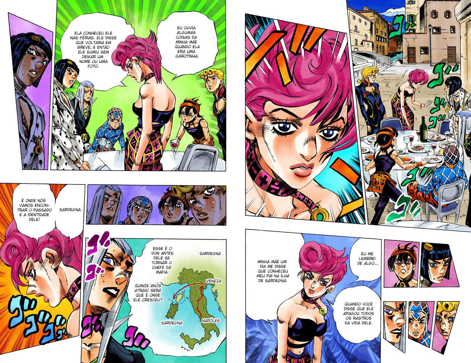 JoJo no Kimyou na Bouken: Part 5 - Ougon no Kaze Color-ban Chapter 85 - Page 7