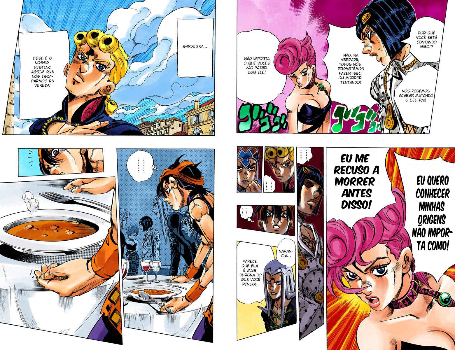 JoJo no Kimyou na Bouken: Part 5 - Ougon no Kaze Color-ban Chapter 85 - Page 8