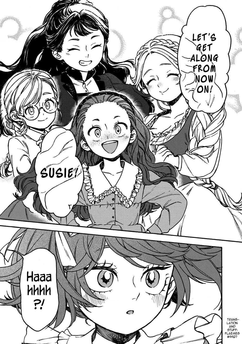 Onna Chara de Isekai Teni shite Cheatppoi kedo Zako Chara na no de Medatazu Heiwa na Shomin wo Mezashimasu! Chapter 5.1 - Page 13