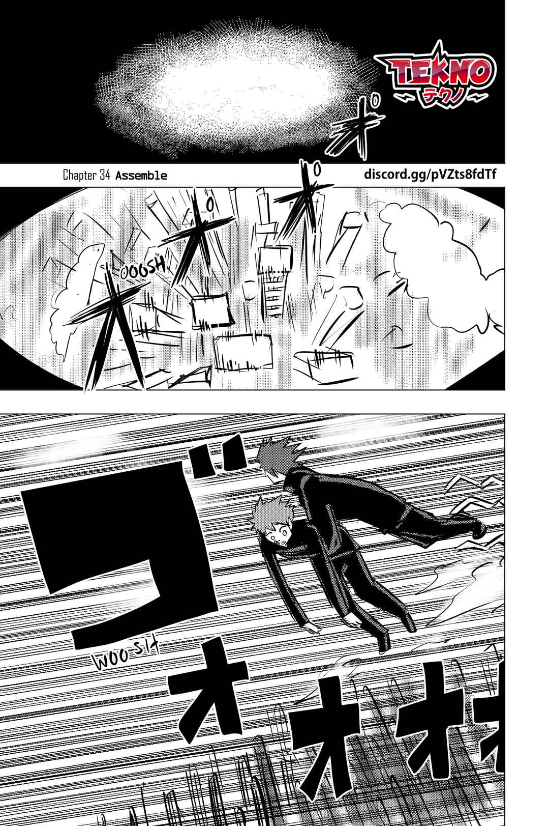 TEKNO: Sci-Fi Shonen Manga! Chapter 34 - Page 1