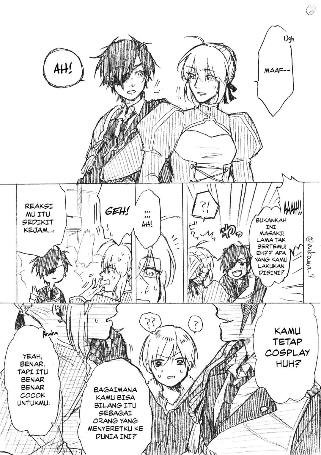 Josou Cosplayer ni Otouto ga Dekiru Manga Chapter 2.1 - Page 3