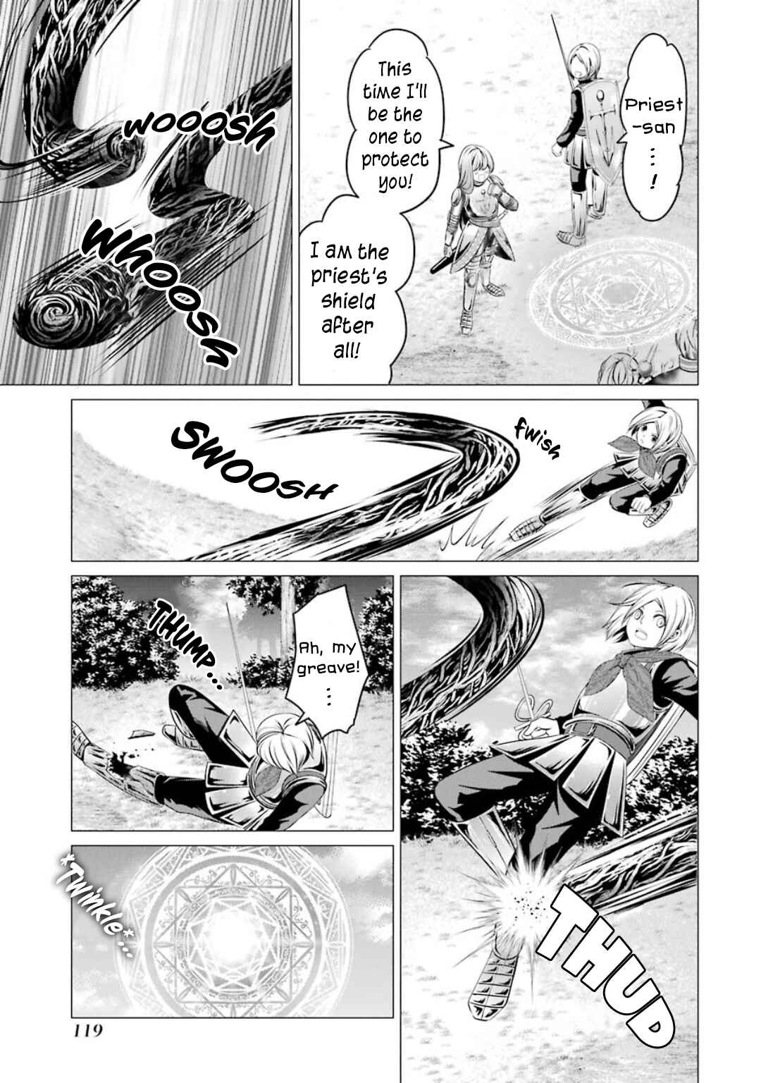 I'm Working at the Church as a Priest, but I Want to Be Cut Some Slack from the Mutilated Bodies of the Heroes that Keep Getting Sent to Me Chapter 6 - Page 25
