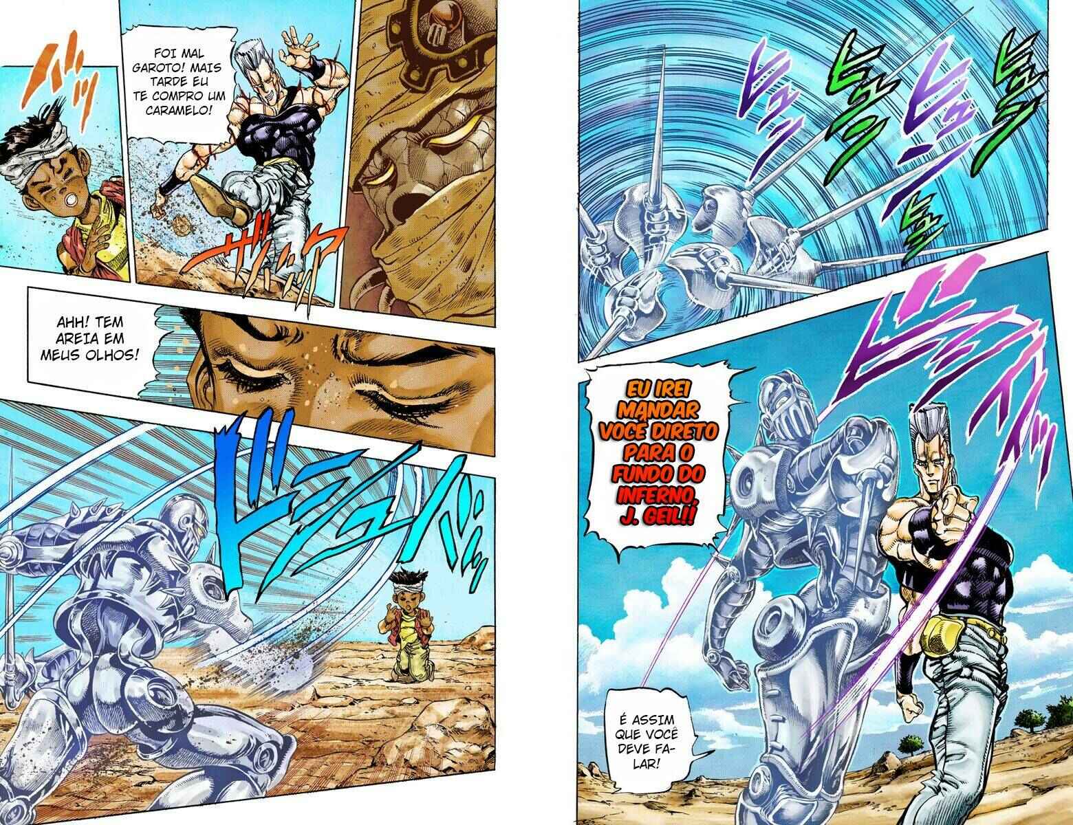 JoJo no Kimyou na Bouken: Part 3 - Stardust Crusaders Color-ban Chapter 31 - Page 10
