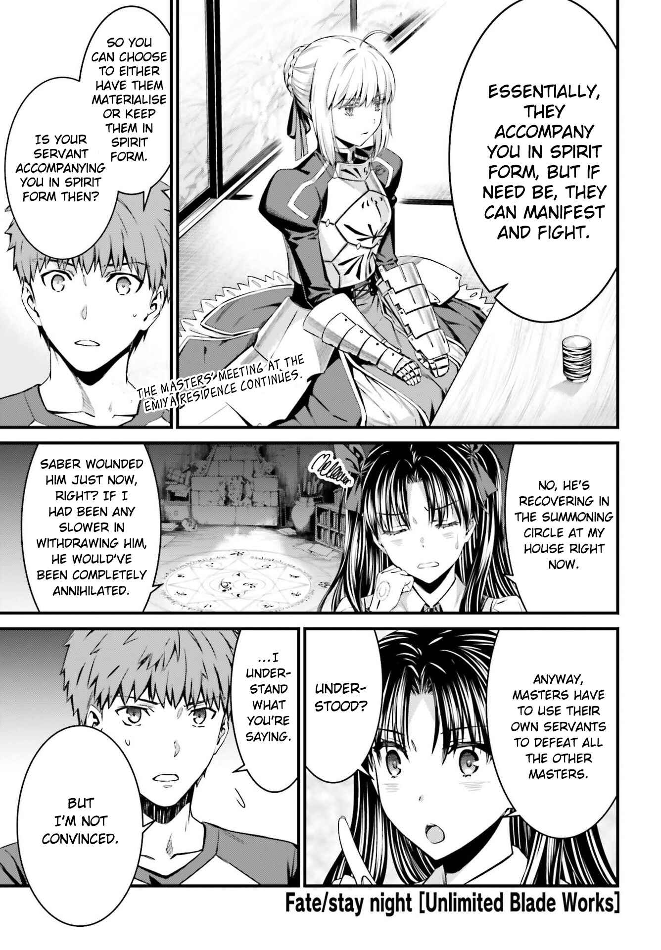 Fate/stay night [Unlimited Blade Works] Chapter 3.2 - Page 2
