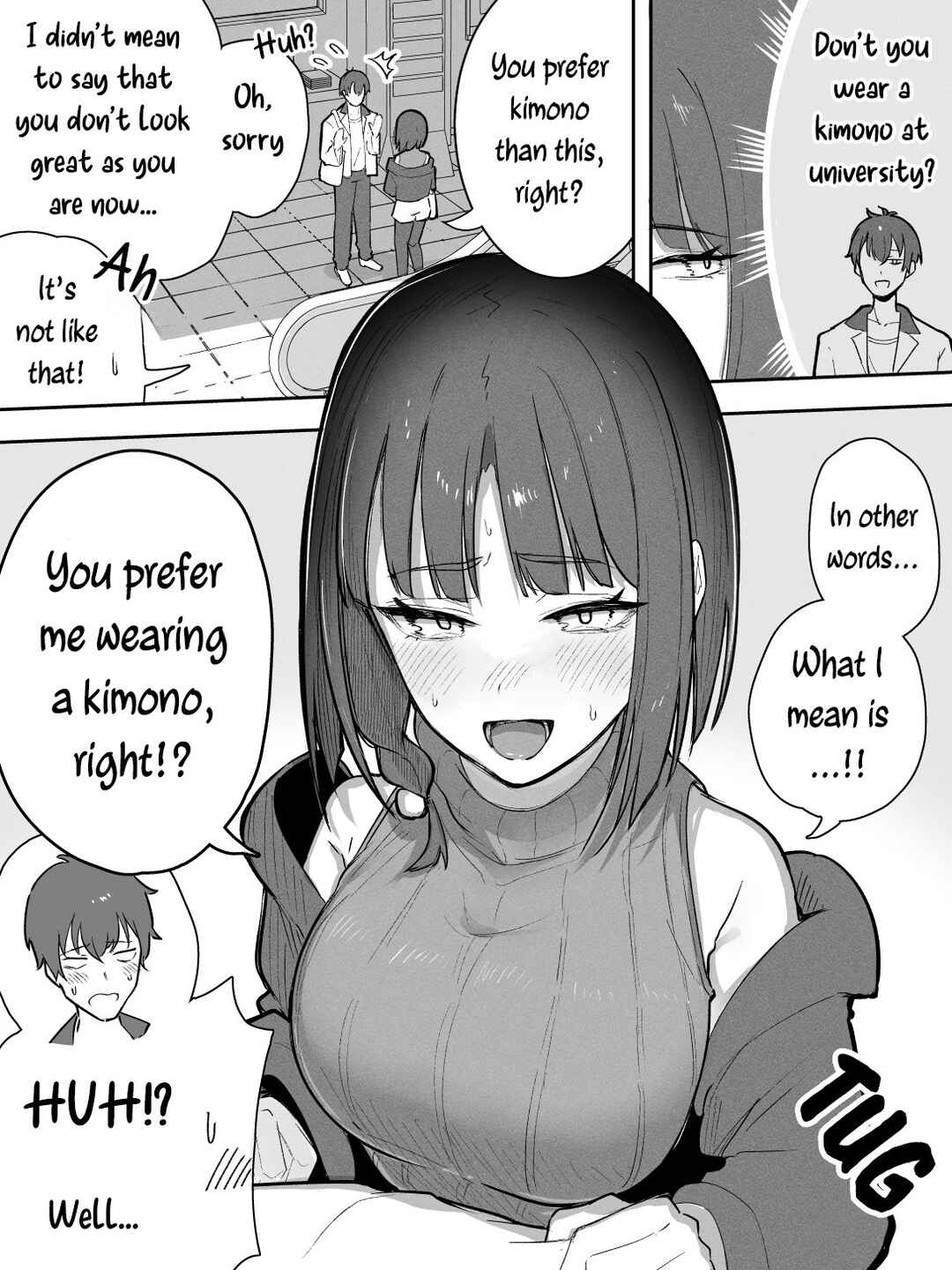 Kyoto-ben Nanoni Shoujiki Sugiru Onna Chapter 4 - Page 1