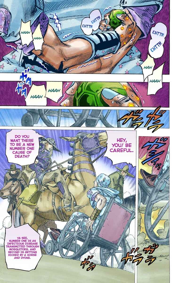 JoJo no Kimyou na Bouken: Part 7 - Steel Ball Run Color-ban Chapter 84 - Page 25