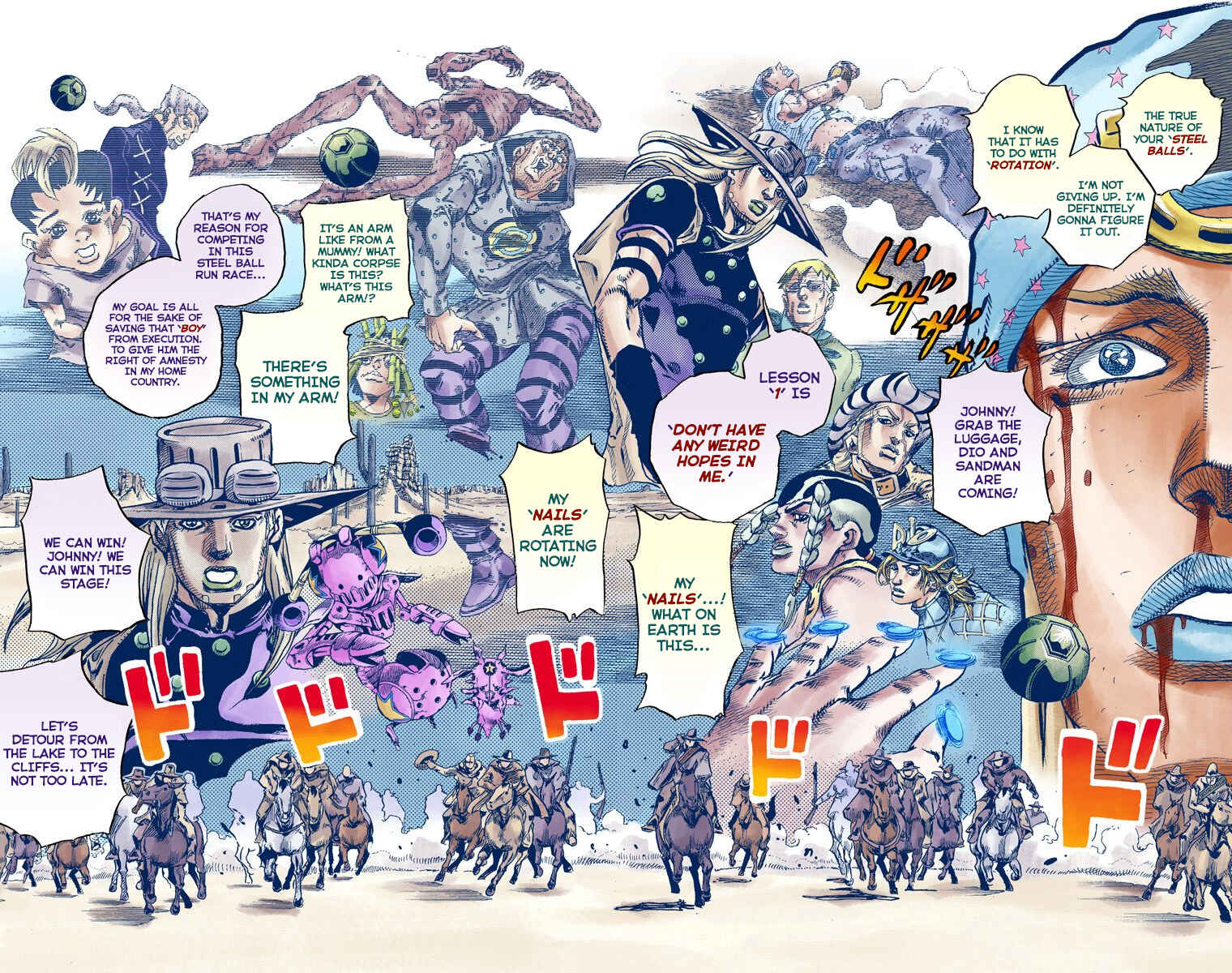 JoJo no Kimyou na Bouken: Part 7 - Steel Ball Run Color-ban Chapter 84 - Page 26