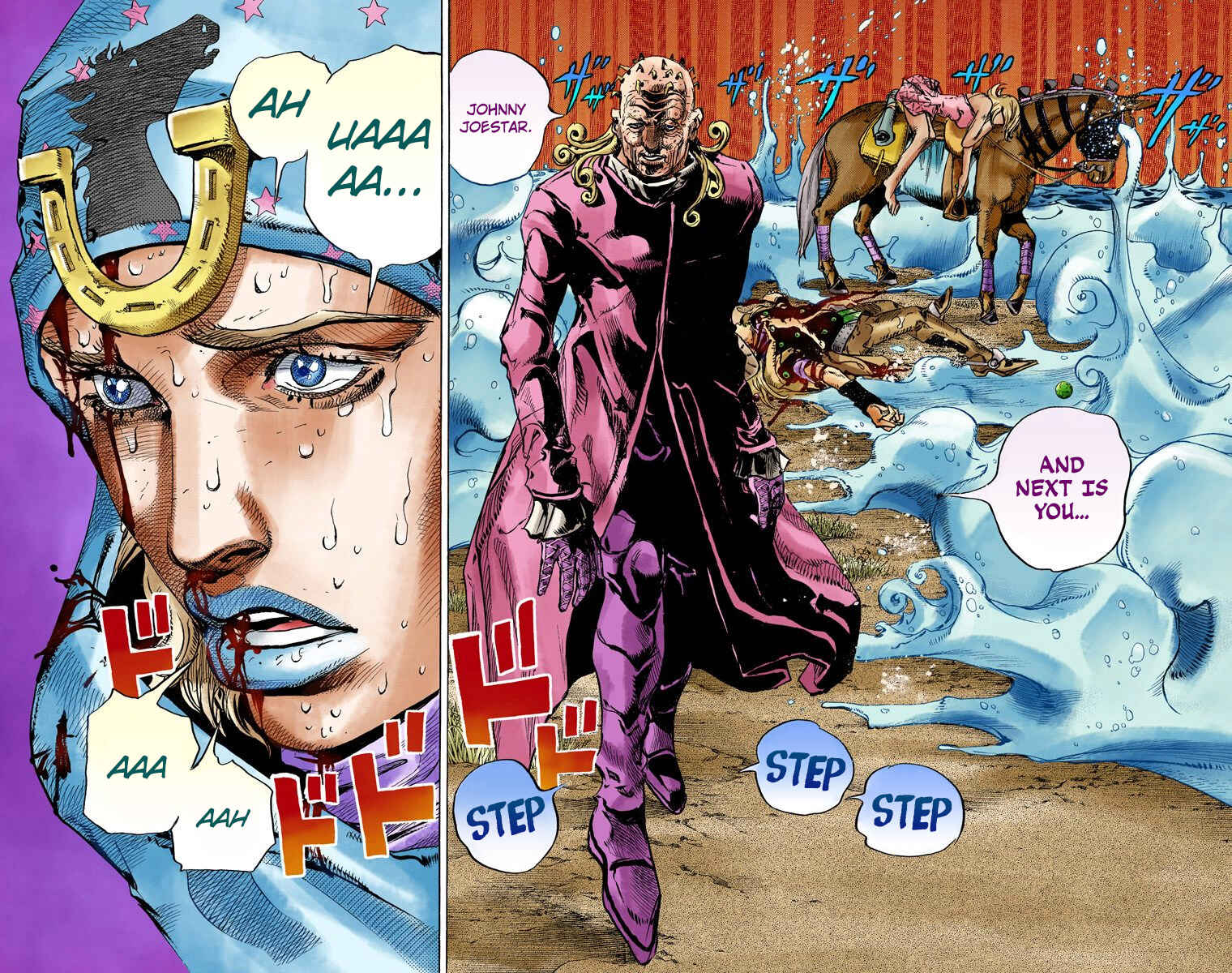 JoJo no Kimyou na Bouken: Part 7 - Steel Ball Run Color-ban Chapter 84 - Page 31