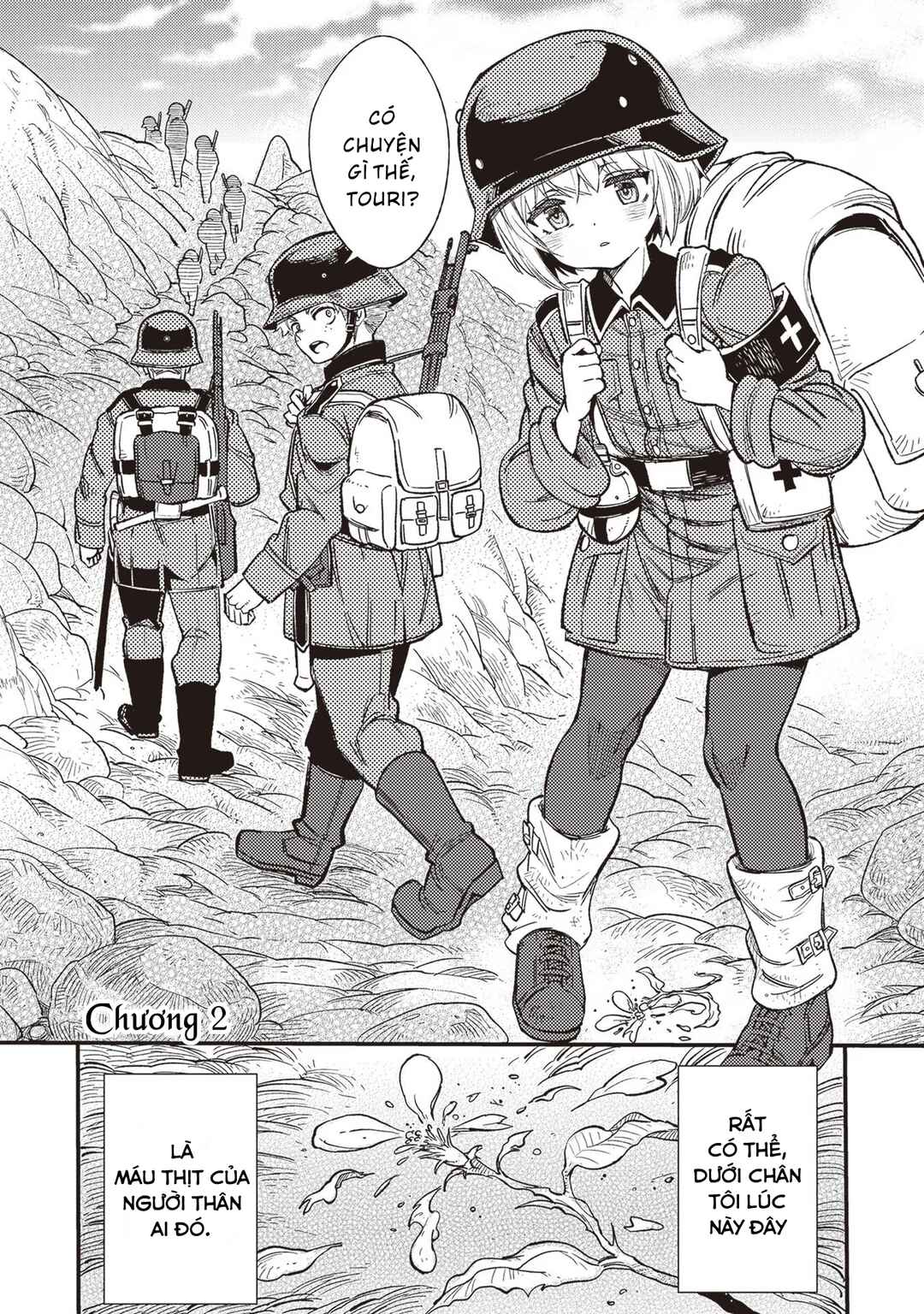 TS Eiseihei-san no Senjou Nikki Chapter 2 - Page 2