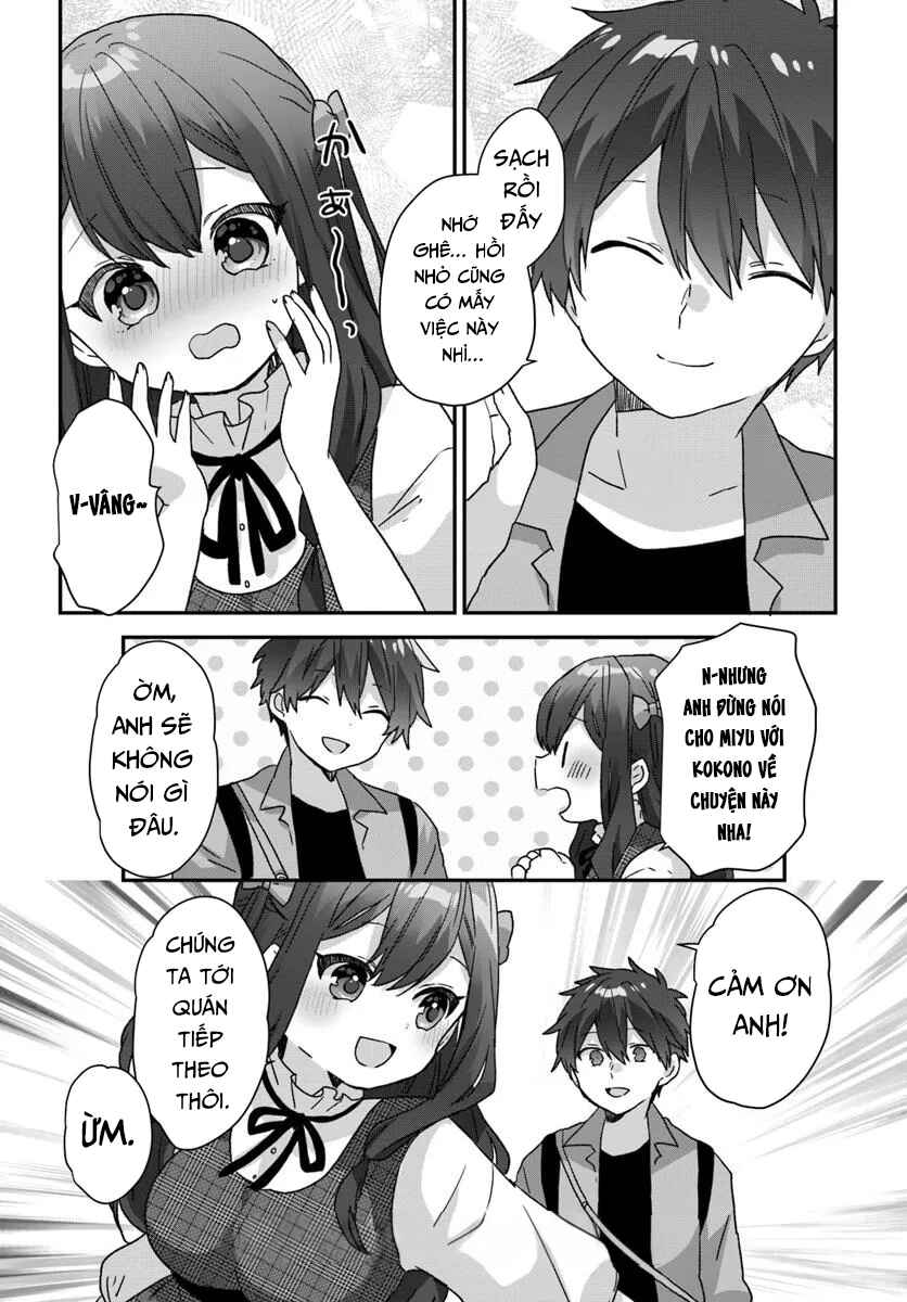 Daigaku Nyuugakuji Kara Uwasa Sareteita Bishoujo San Shimai, Ikiwakareteita Gimai Datta. Chapter 4 - Page 10