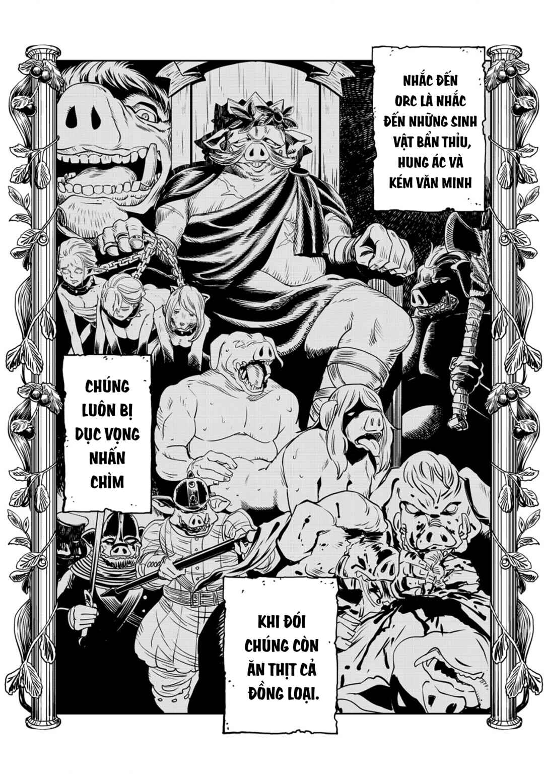 Orcsen Oukokushi ~Yaban na Orc no Kuni wa, Ikanishite Heiwa na Elf no Kuni wo Yakiharau ni Itatta ka~ Chapter 1 - Page 26