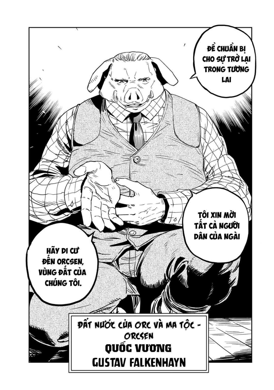 Orcsen Oukokushi ~Yaban na Orc no Kuni wa, Ikanishite Heiwa na Elf no Kuni wo Yakiharau ni Itatta ka~ Chapter 1 - Page 41