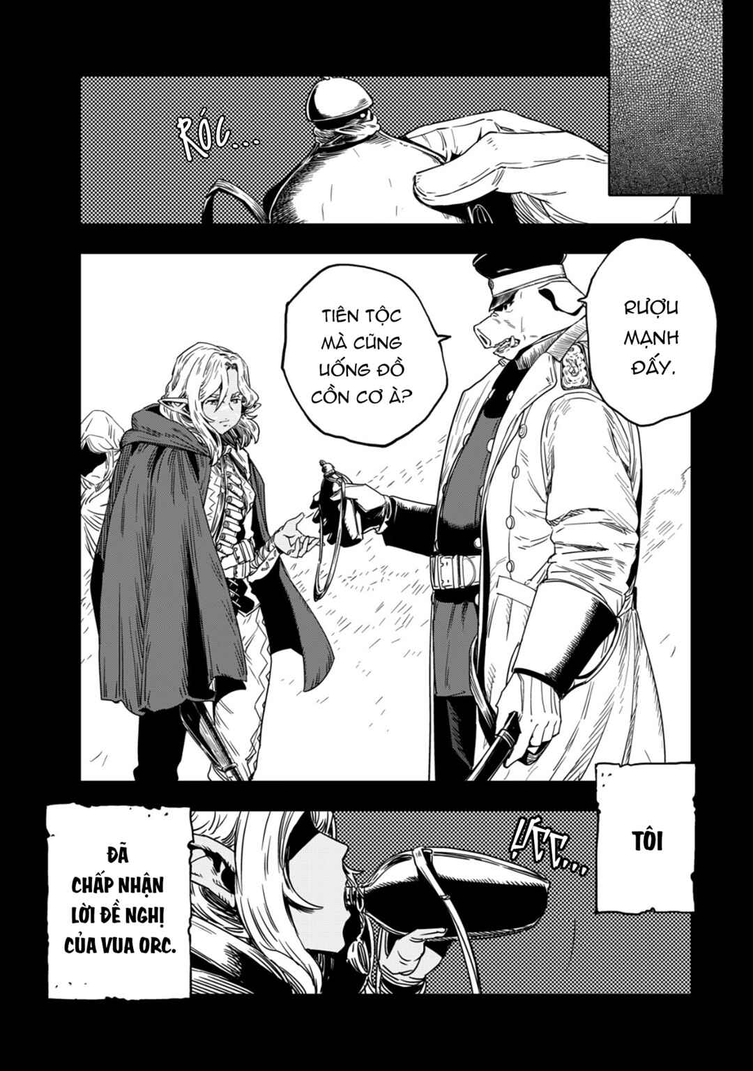 Orcsen Oukokushi ~Yaban na Orc no Kuni wa, Ikanishite Heiwa na Elf no Kuni wo Yakiharau ni Itatta ka~ Chapter 1 - Page 45
