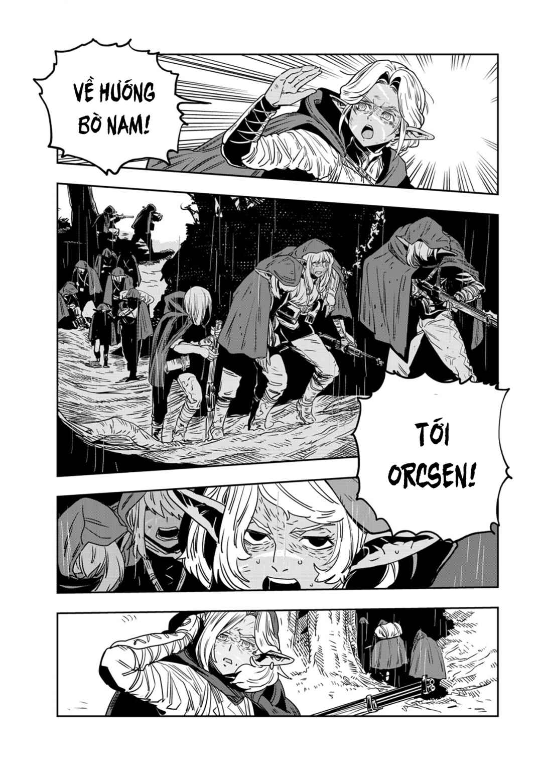 Orcsen Oukokushi ~Yaban na Orc no Kuni wa, Ikanishite Heiwa na Elf no Kuni wo Yakiharau ni Itatta ka~ Chapter 1 - Page 49